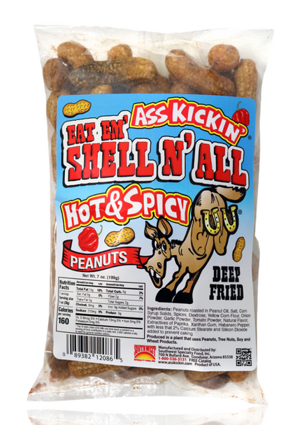 Ass Kickin' Deep Fried Hot & Spicy Peanuts Pack Ass Kickin' Deep Fried Hot & Spicy Peanuts Pack