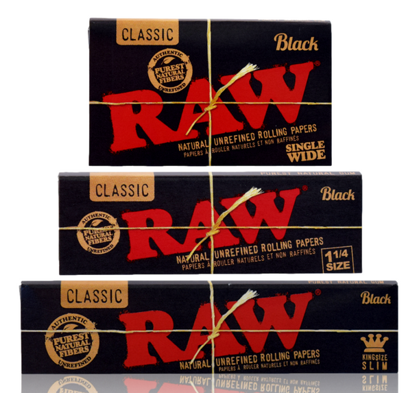 RAW Black Rolling Papers Collection