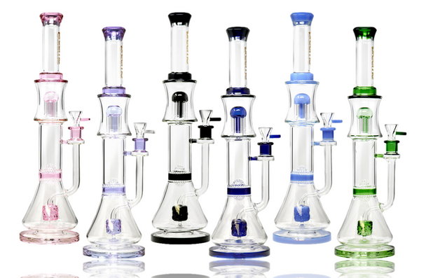 19" Preemo Glass Triple Perc Beaker Collection