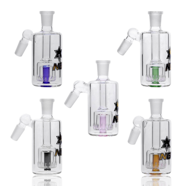 14mm Nice Glass Double Wall Drum Ash Catcher Collection