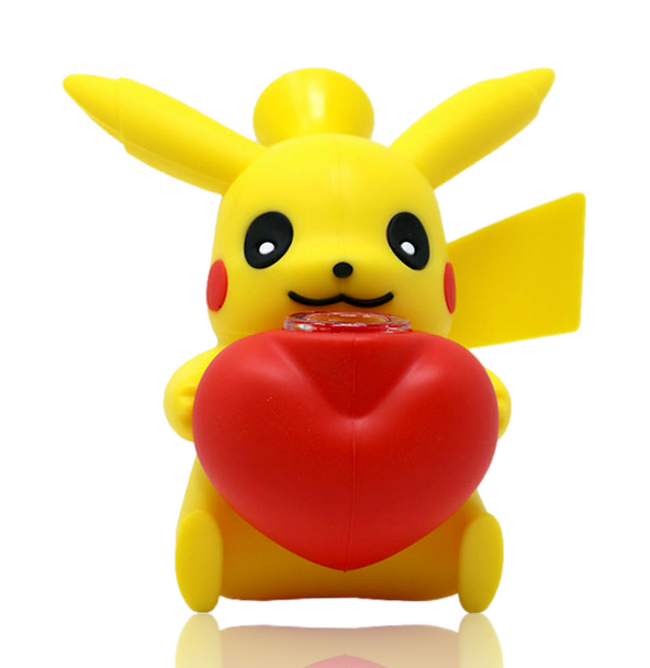 5" Pikachu Silicone Pipe Front
