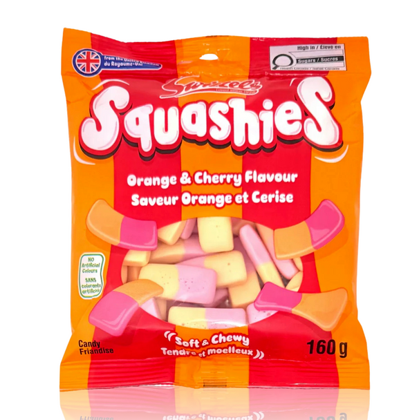 Swizzels Squashies Orange Cherry British