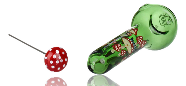 Pulsar Glow Glass Hand Pipe With Poker Tool