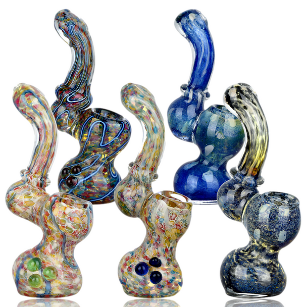 5" Classic Fritted Sherlock Bubbler