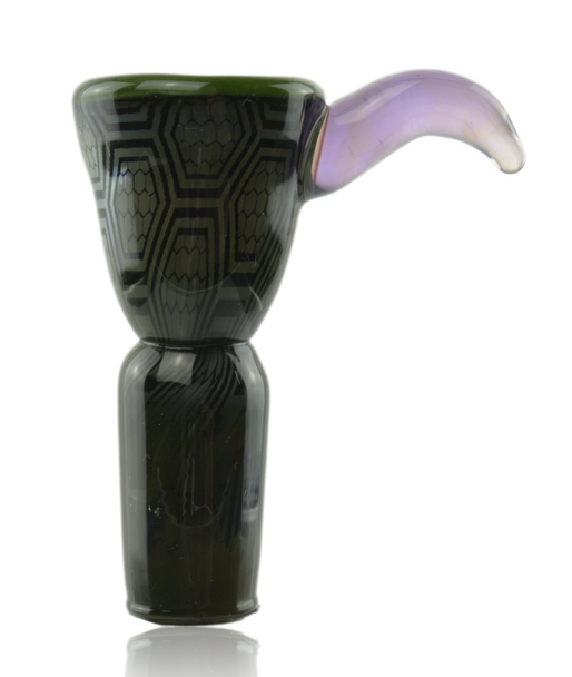 Walt C Glass 18mm Bowl with Toner Tech Honeycomb