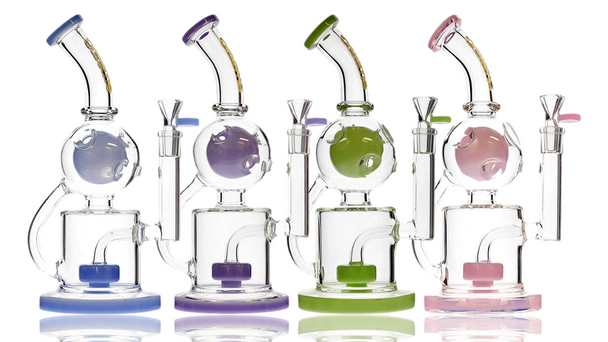 10.5" Preemo Glass Drum To Swiss Recycler Water Pipes