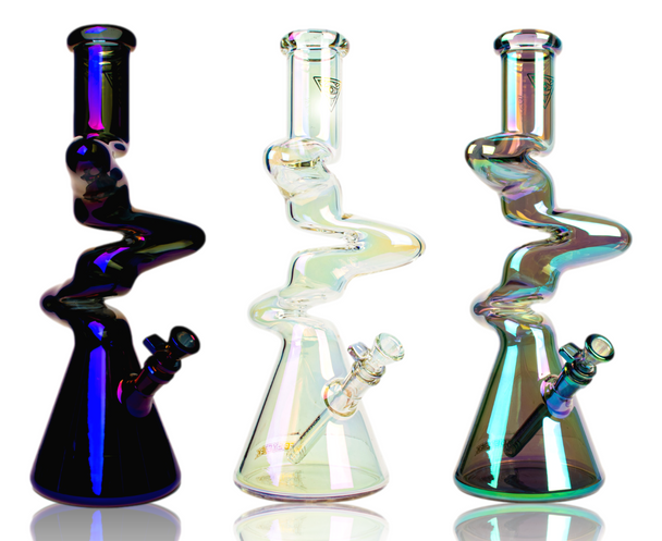 16" Red Eye Tek Metallic Terminator Finish 3 Arm Zag Beakers