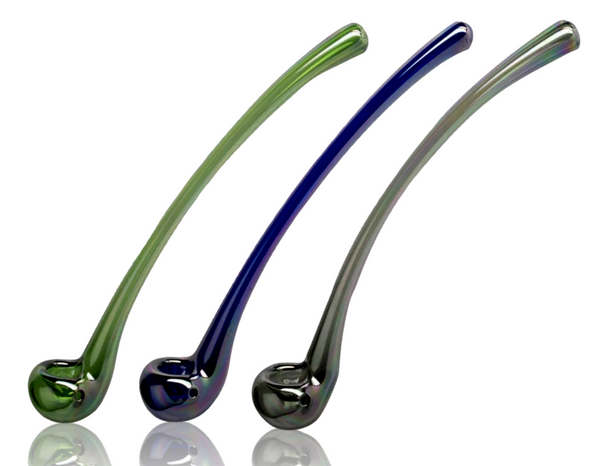 9" Red Eye Glass Long Gandalf Pipes