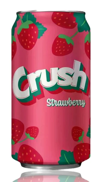 Crush Strawberry Soft Drink