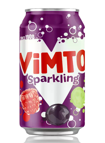 Vimto Sparkling Soft Drink From England