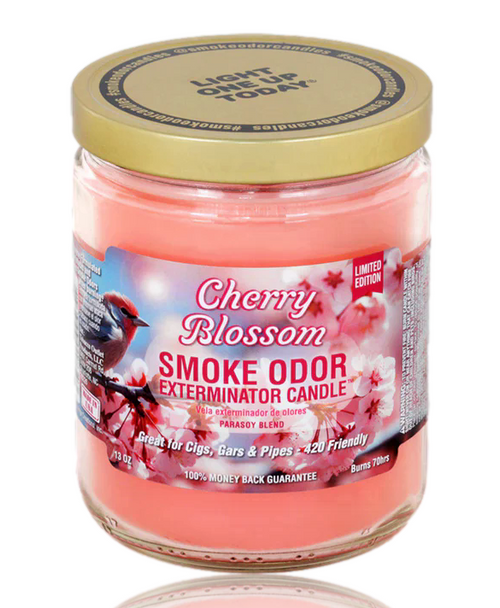 13oz Cherry Blossom Smoke Odor Exterminator Candle