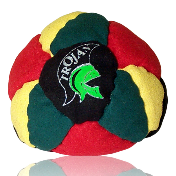 Trojan Footbag Hacky Sack in Rasta