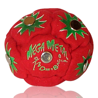 Mega Metal Dirtbag Hacky Sack in red