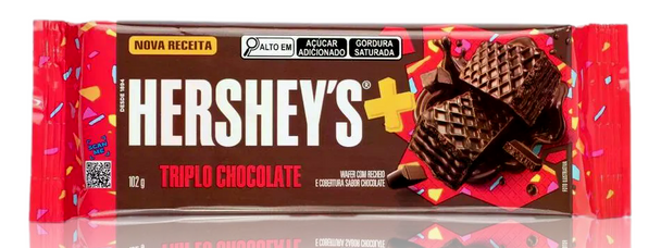 Hershey's Triple Chocolate Wafer From Brazil