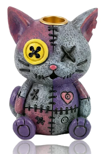 Cat Voodoo Doll Backflow Incense Burner