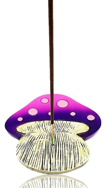Flat Mushroom Incense Burner
