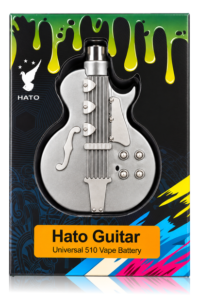 HATO Guitar 650mAh Silver 510 battery in retail packaging