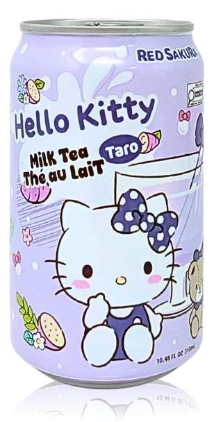 Front Can Hello Kitty Taro Milk Tea 310mL