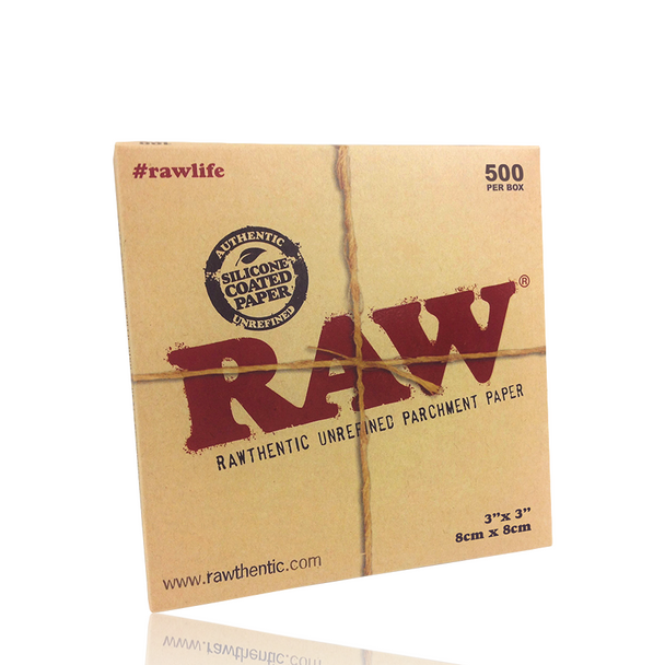 RAW PARCHMENT 3X3 500/BOX
