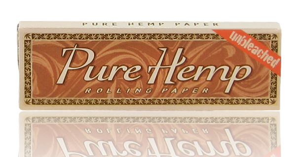 Package of Pure Hemp Unbleached Single Wide Rolling Papers