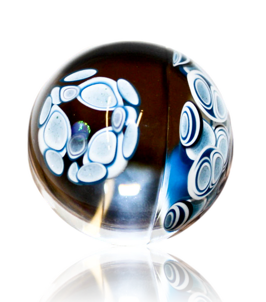 Ben Ramsey Glass Marble - Hidden Treasure Right Profile