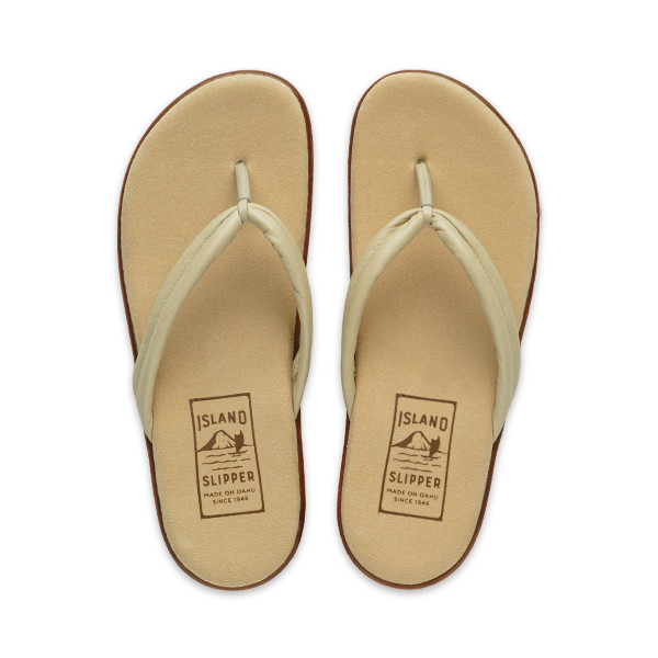 Made in Hawaii | Women's Leather Thong Flat Comfort