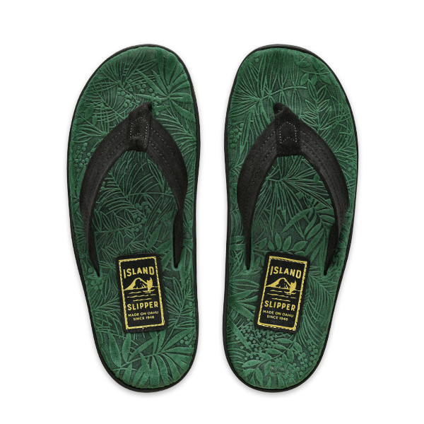 Embossed Suede Black - Island Slipper