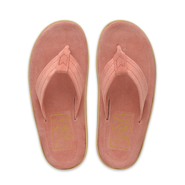 【ayan】 SLIPPER PT203SL （TAUPE） Made in Hawaii | Classic Ultimate Leather Suede Thong Sandals