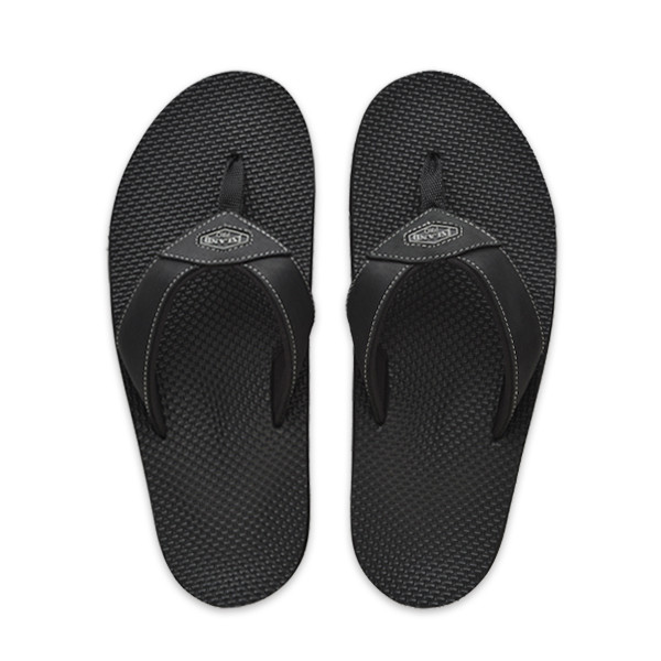 Made in Hawaii | Men's Black Wet Deck Thong Sandals