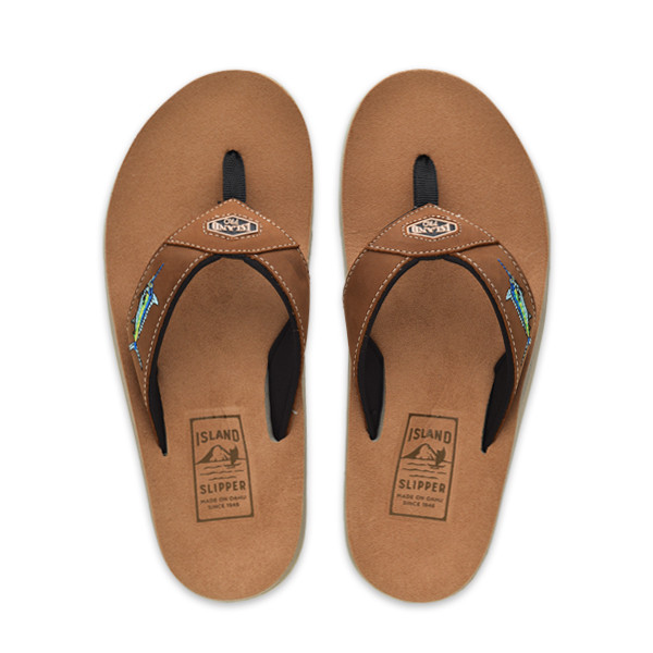 Made in Hawaii USA | Men's Marlin Antimicrobial Thong Non-Skid Sandals