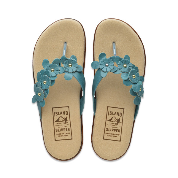 Island slippers (thongs) Made in Hawaii | Classic Leather Suede Thong Sandals main image 4