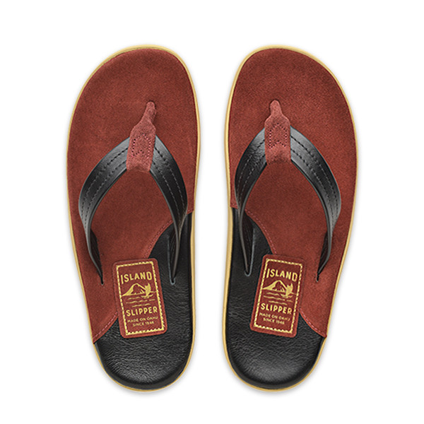 Made in Hawaii | Classic Snake + Suede Thong Sandals