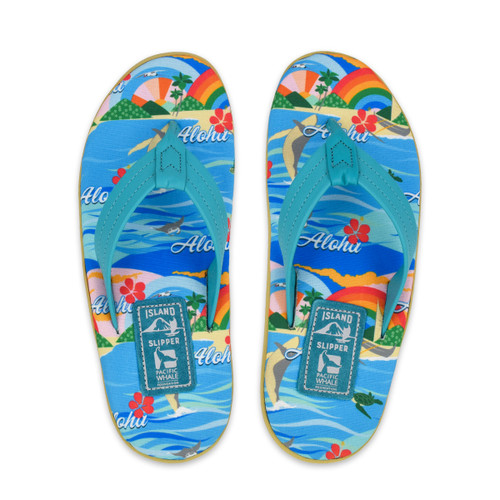 Aloha Whale/Dolphin Blue