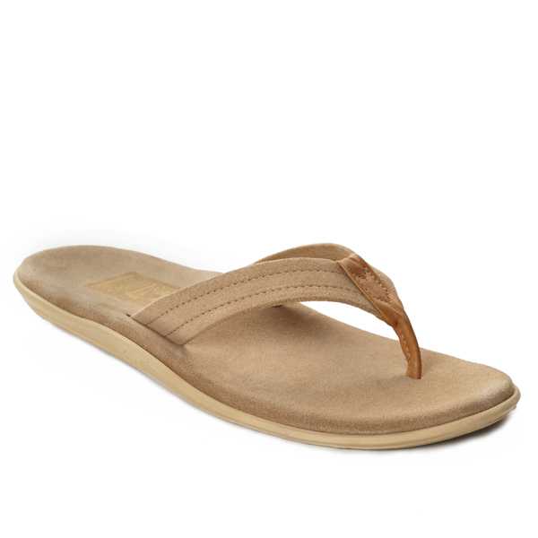 【ayan】 SLIPPER PT203SL （TAUPE） Made in Hawaii | Classic Ultimate Leather Suede Thong Sandals