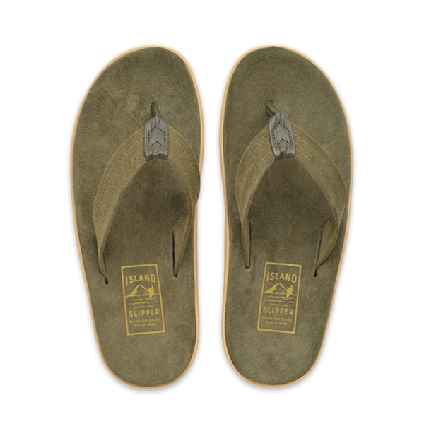 Made in Hawaii Classic Ultimate Leather Suede Thong Sandals