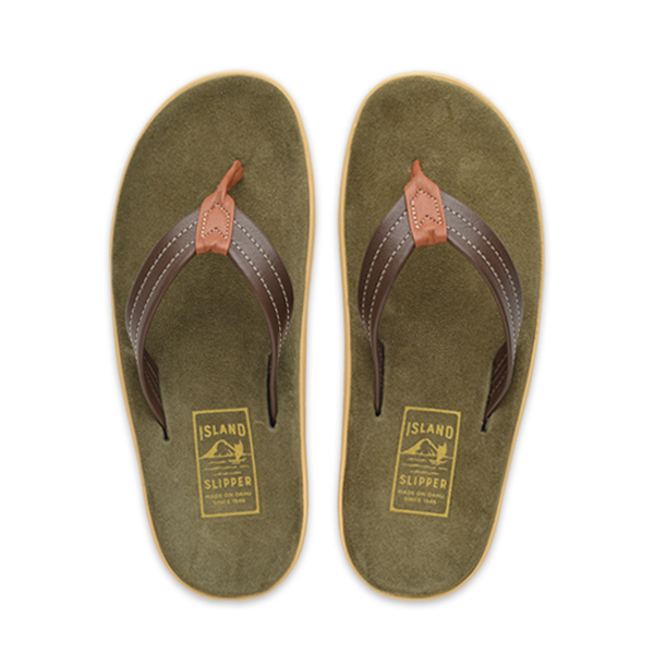Made in Hawaii | Classic Leather + Suede Thong Sandals