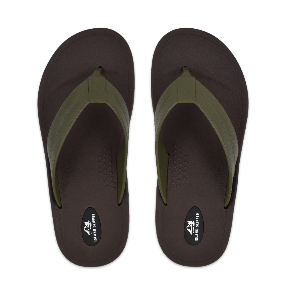 Men Kekai Beach Slipper - Made in USA - Island Slipper