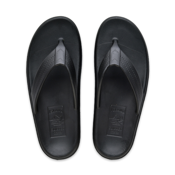 Black EVA Flip Flops for Women & Men | Island Slipper