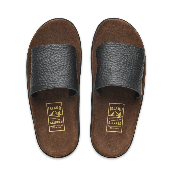 Classic Bull Hide Slide Suede Insole Black