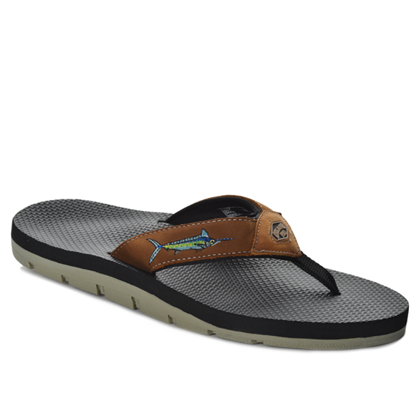 Made in Hawaii Men s Marlin Wet Deck Thong Sandals