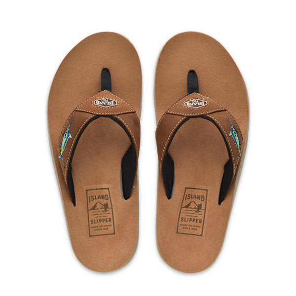 Made in Hawaii USA | Men's Marlin Antimicrobial Thong Non-Skid Sandals