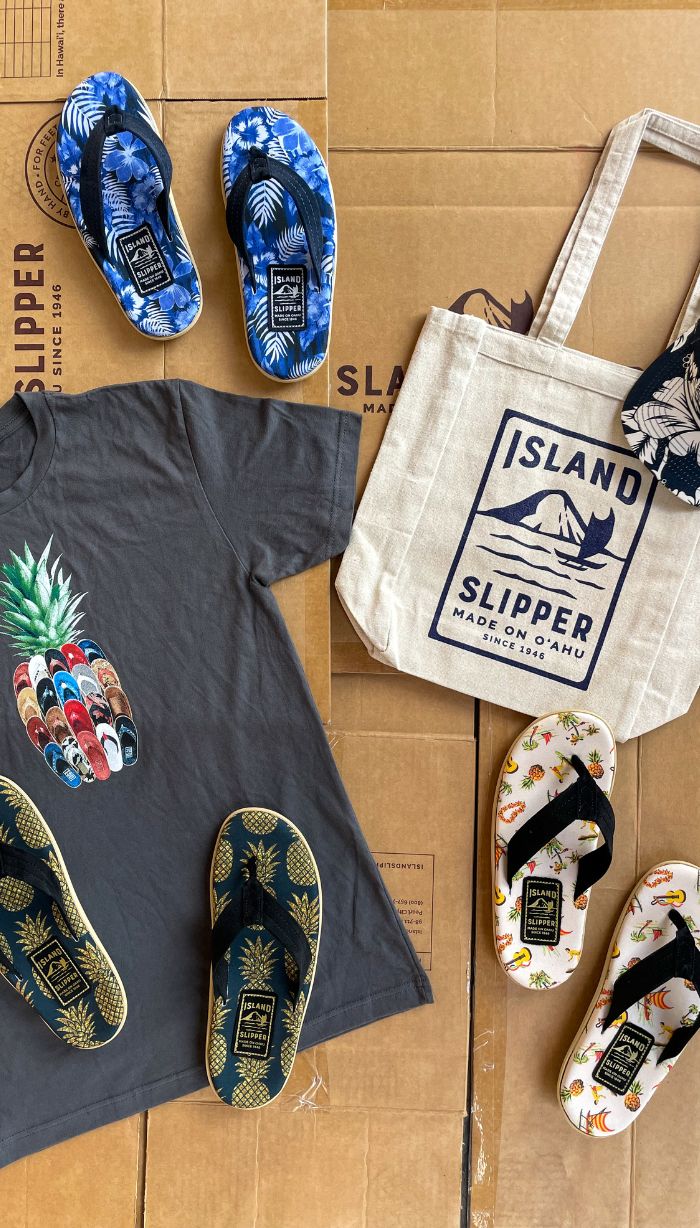 Authentic Fashion, Resort, Beach Hawaiian Slipper not Flip Flop Made in USA Island Slipper