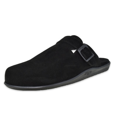 靴  SLIPPER SUEDE CROSS BLACK Men's Cruz Genuine Suede Clog Slippers - Goodfellow & Co