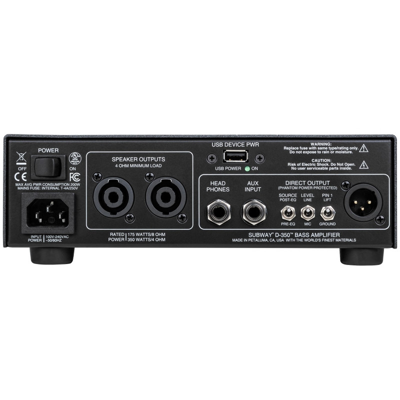 Mesa Boogie Subway D-350 Bass Head