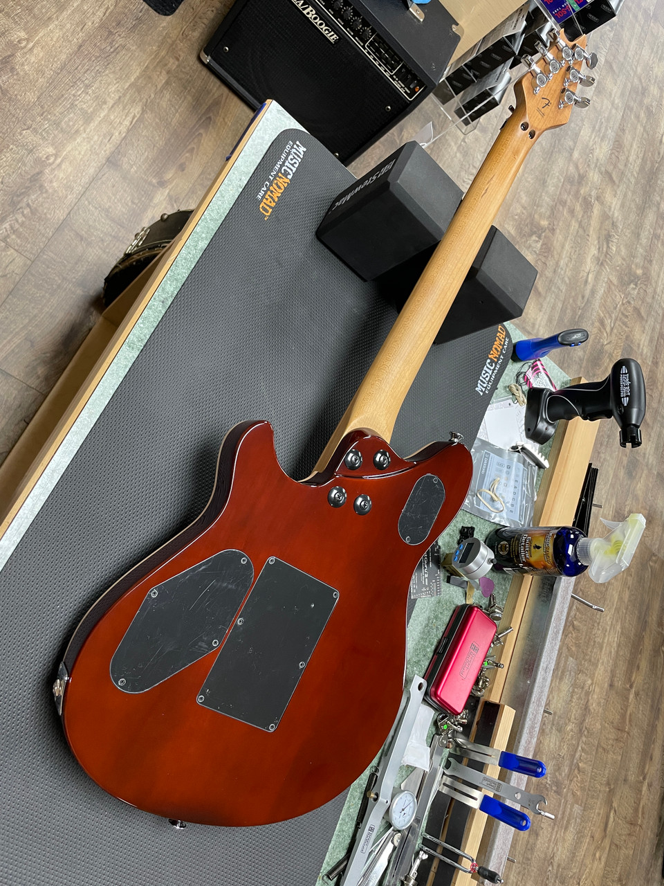 EVH Wolfgang Special QM Baked Maple Solar