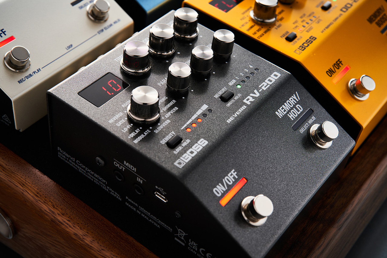BOSS RV-200 REVERB リバーブ Amazon.com: Boss RV-200 Reverb Pedal with 12 Distinctive
