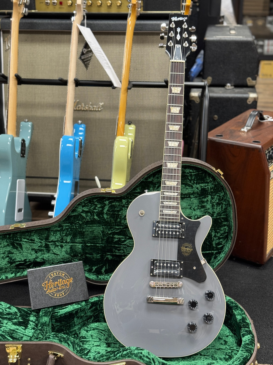Heritage Custom Shop Limited H-150 Sonic Grey Raw Power