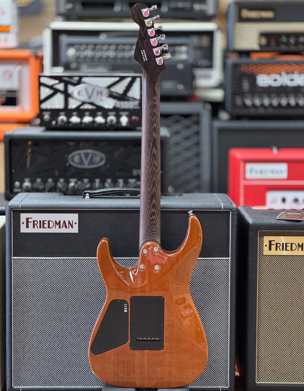 Charvel DK24 HSH 2PT W MAHOGANY WITH FLAME MAPLE Antique Burst