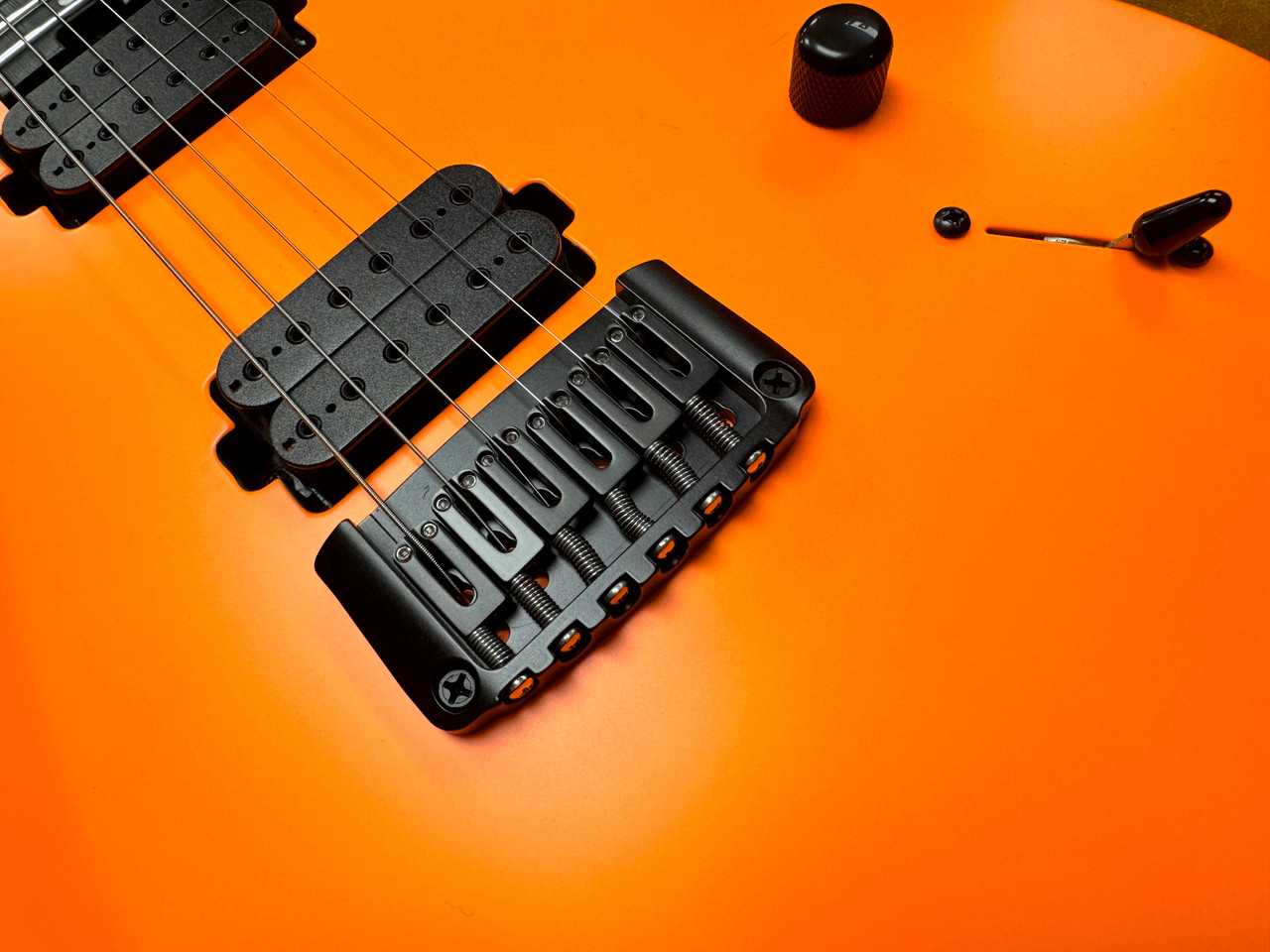 Schecter USA Sunset Extreme Neon Orange