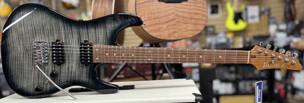 Ibanez AZ24S1F Trans Black Sunburst